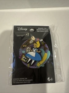 Disney Alice In Wonderland Alice Falling Spinner Enamel Pin New Loungefly (NEW) - Picture 1 of 2