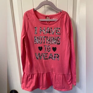 Children's place sweater I Pink shirt top I Kids Size 10/12 - Picture 1 of 4
