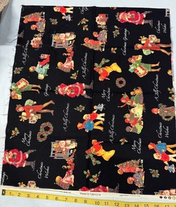 Christmas Fabric Print Vintage Designs Marcus Fabrics Edelene Wille 18" x 44" - Picture 1 of 2