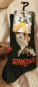 ACE VENTURA PET DET 🐕SHIKAKA NEGRO NATURE CALLS CALCETINES TRIPULACIÓN TALLA 1 ZAPATO HOMBRE/MUJER 👟 - Imagen 1 de 3
