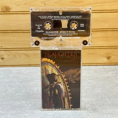 Slaughter Stick It To Ya Cassette 1990 Chrysalis - Image 1 of 4