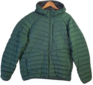 Lands End Puffer Jacket Men's Large 42-44 Green Quilted Lightweight Insulated - Picture 1 of 9