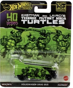 2024 Hot Wheels Pop Culture 40 Years of Teenage Mutant Ninja Turtles VW Drag Bus - Picture 1 of 1