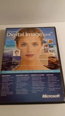Microsoft Digital Image Suite 10 Complete Photo Editing & Organization Made Easy - Image 1 of 4