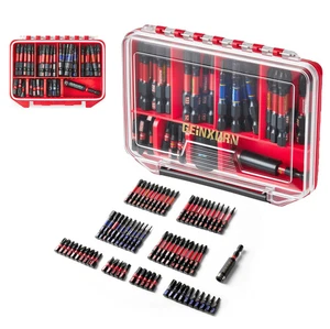 Impact Screwdriver Bits Set,Case Storage Magnetic S2Steel Multi Insert Power Bit - Picture 1 of 20