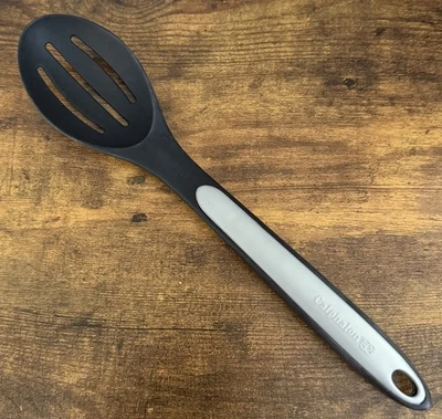 Calphalon Nylon Utensil Set: Lot Of 2- 12” Slotted Spoon & 13” Pasta Server - Image 1 of 4