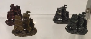Pirates of the Caribbean DVD Treasure Hunt 2006 Replacement Set of 4 SHIP TOKENS - Picture 1 of 3