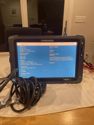 Lowrance Hds 12 Touch Gen 2 Head Unit With HST-WSBL Wide Angle Transducer - Image 1 of 4