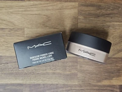 NIB MAC Iridescent Face Powder Loose in Silver Dusk Discontinued Rare 0.42 Oz  - Image 1 of 4