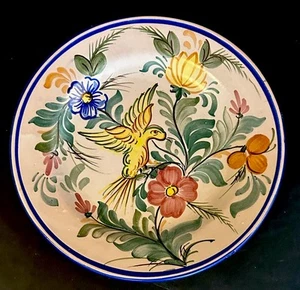 Vintage Vte Martinez Spanish Ceramic Art Pottery Hand Painted 10” Fine - Picture 1 of 6