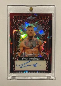 2025 Leaf Signature Series Conor McGregor 1/1 Auto Autograph Red MMA - BA CMG - Picture 1 of 11