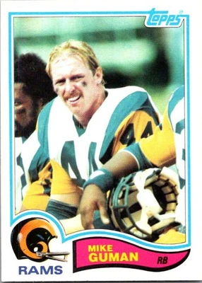 Mike Guman 1982 Topps #376 Los Angeles Rams - Image 1 of 2