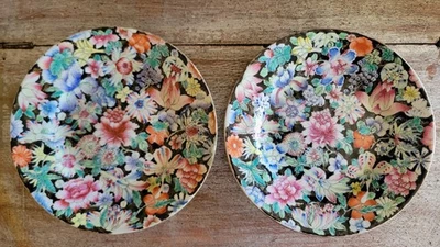 Platos de porcelana chinos Millie Fleur Famille Guangxu Foto 1 de 4