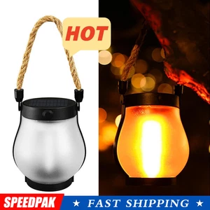Flickering Flame Solar Lanterns for Outside Hanging, Waterproof Garden Ligh Hot - Picture 1 of 10