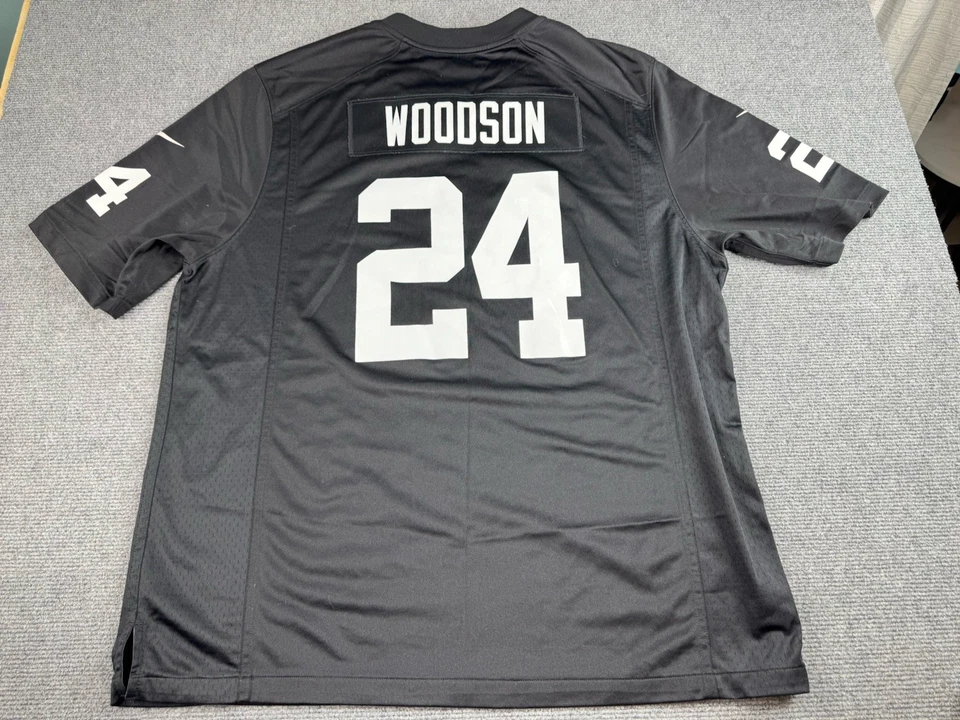 Charles Woodson #24 Oakland Raiders NikeJersey Size XXL - Image 1 of 4
