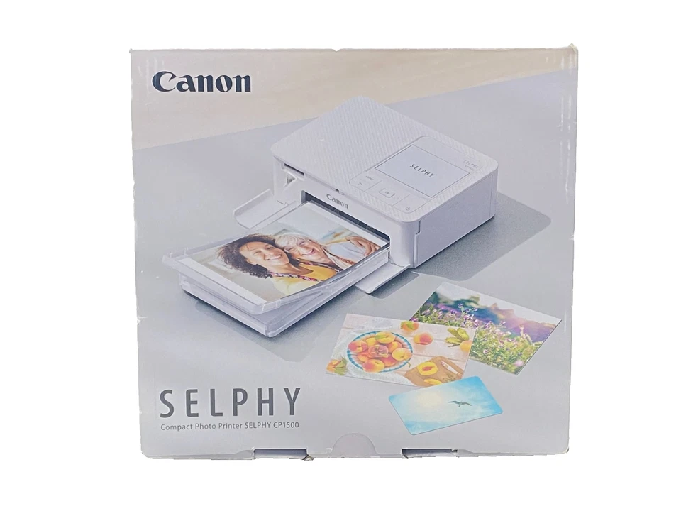 Canon SELPHY CP1500 WiFi  Compact Photo Printer White -  Brand New - Image 1 of 4