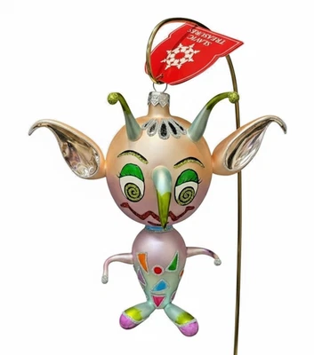 NEW Slavic Treasures “My Favorite Martian” Blown Glass Ornament – LE Only 150! - Image 1 of 4