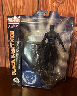 Figura de acción Black Panther Marvel Select edición especial coleccionista de Diamond Foto 1 de 4