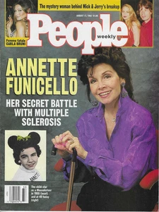 People Magazine Aug 17 1992 Annette Funicello Carla Bruni Mick & Jerry Jagger - Picture 1 of 2
