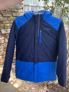 Columbia Boys Large 14/16 Lightning Lift Jacket Indigo & Navy Blue - Picture 1 of 8