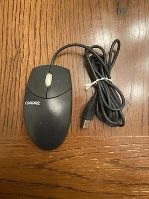 Compaq USB Wired Optical Mouse Black - Image 1 of 2
