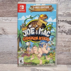 New Joe and Mac: Caveman Edition - T-Rex Edition - Nintendo Switch - Picture 1 of 7