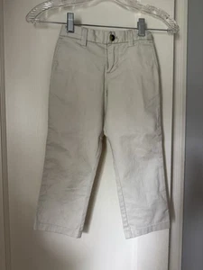Boy’s Vineyard Vines Ivory Chino Khaki Dress Pants Straight Leg Size 4T - Picture 1 of 22