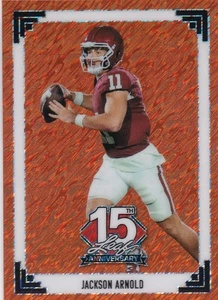2025 Leaf National 15th Anniversary #91B-74 JACKSON ARNOLD #1/4 MADE-FOOTBALL - Picture 1 of 2