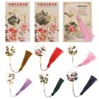 Retro Color Metal Book Markers Chinese Style Tassel Brass Book Clip Bookmark