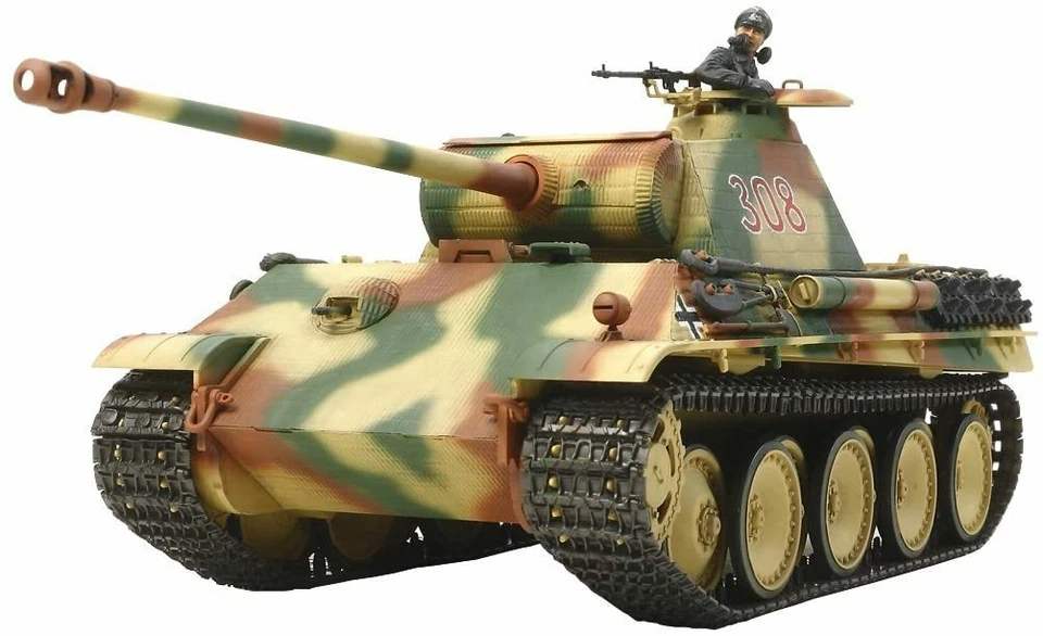 Tamiya 1/35 Tank Series No.55 German Army Panther G Early Type Single Motor Rise - Image 1 of 3