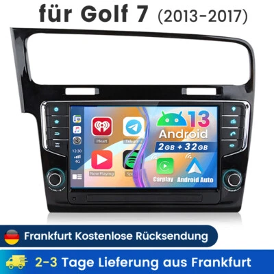 9" Android 13 Autoradio CarPlay RDS GPS Navi für VW Golf 7 VII MK7 2012-2017 32G - Bild 1 von 4