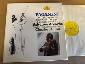 2740 121 Paganini The 6 Violin Concertos Accardo Dutoit 5 LP box - Picture 1 of 3