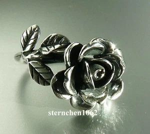 Trollbeads * Rose des Herzens Ring * Rose Ring * Größe 49 - 60 - Picture 1 of 4