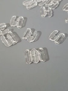 2x plastic bikini 13mm/ 10mm clasp buckle fastening sewing haberdashery - Picture 1 of 1