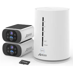 ANRAN Wireless Solar/Battery Security Camera System Outdoor WIFI CCTV Audio Home - Picture 1 of 15