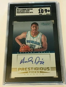 2012-13 Panini Prestige #45 Anthony Davis SGC 10/9 Auto - Picture 1 of 2