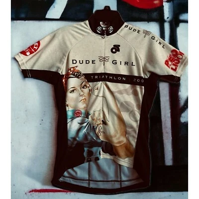 Camisa ciclismo pequeña dude girl triathalon 2009 para mujer Foto 1 de 4