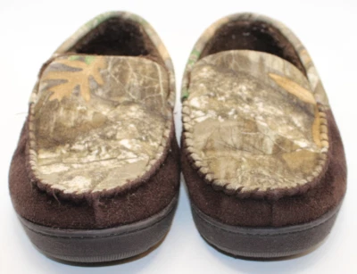 Тапочки мужские Realtree размер L 9,5-10,5 камуфляжная подкладка коричневые удовлетворительное состояние товара - Изображение 1 из 4