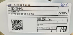 Wurth Electronics 760301106 370µH Gate Drive Pulse Transformer lot of 9 pieces - Imagen 1 de 1