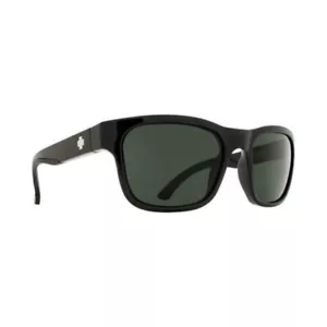 Authentische Spy Hunt #673469038863 Sonnenbrille glänzend schwarz mit grau grün 55 mm - Bild 1 von 8