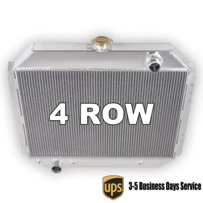 4 Row All Aluminum Radiator For 1978 1979 Ford Bronco Ranger XLT V8 5.8L 6.6L Foto 1 de 4