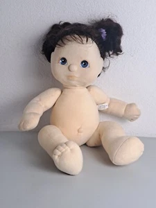 Vintage Bambola Mattel 1985 MY CHILD Baby occhi azzurri capelli castano scuro corpo morbido articolato - Foto 1 di 4