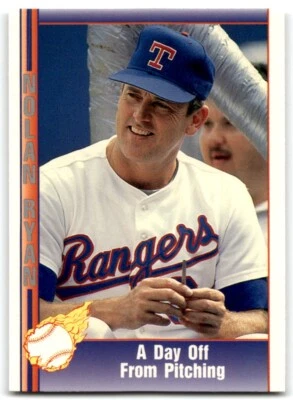 1991 PACIFIC TEXAS EXPRESS NOLAN RYAN A DAY OFF FROM PITCHING TEXAS RANGERS #96 - Image 1 of 2
