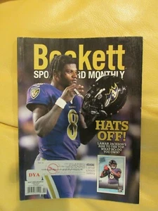 Beckett Football Price Guide with LAMAR JACKSON on Cover - Feb. 2020 - #419 - Picture 1 of 5
