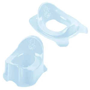 SET WC-Sitz Zuza + Töpfchen Franek Pure Blau – Rutschfest & Sicher für Kinde - Bild 1 von 7