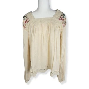 Knox Boho Bluse Rose Creme Größe L - Bild 1 von 4