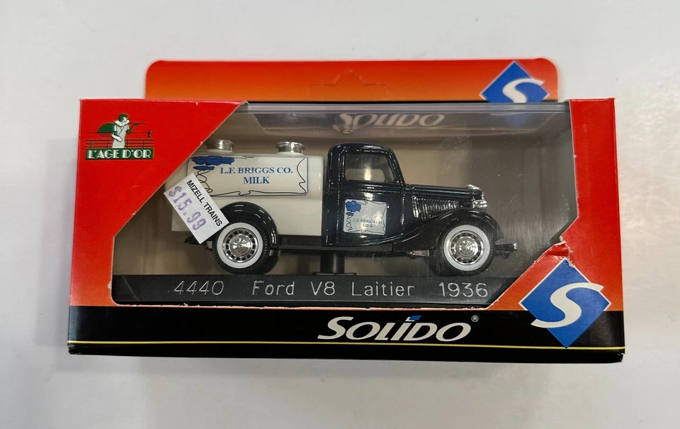 Ford V8 Laitier L.F. Briggs Co. Solido 4440 1936 Leche 1:43 fundido a presión L'Age D'Or Foto 1 de 4