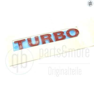 Original VW Schriftzug Turbo seitlich GOL Parati Brazil Golf GTI 16V 377853687DN - Bild 1 von 3