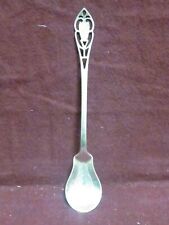 Sterling Manchester PIERCED HANDLE PATTERN OLIVE SPOON 6 1/4" 14g  No Mono