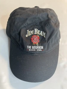 Jim Beam Black Adjustable Baseball Logo Embroidered Cap Hat - Picture 1 of 3